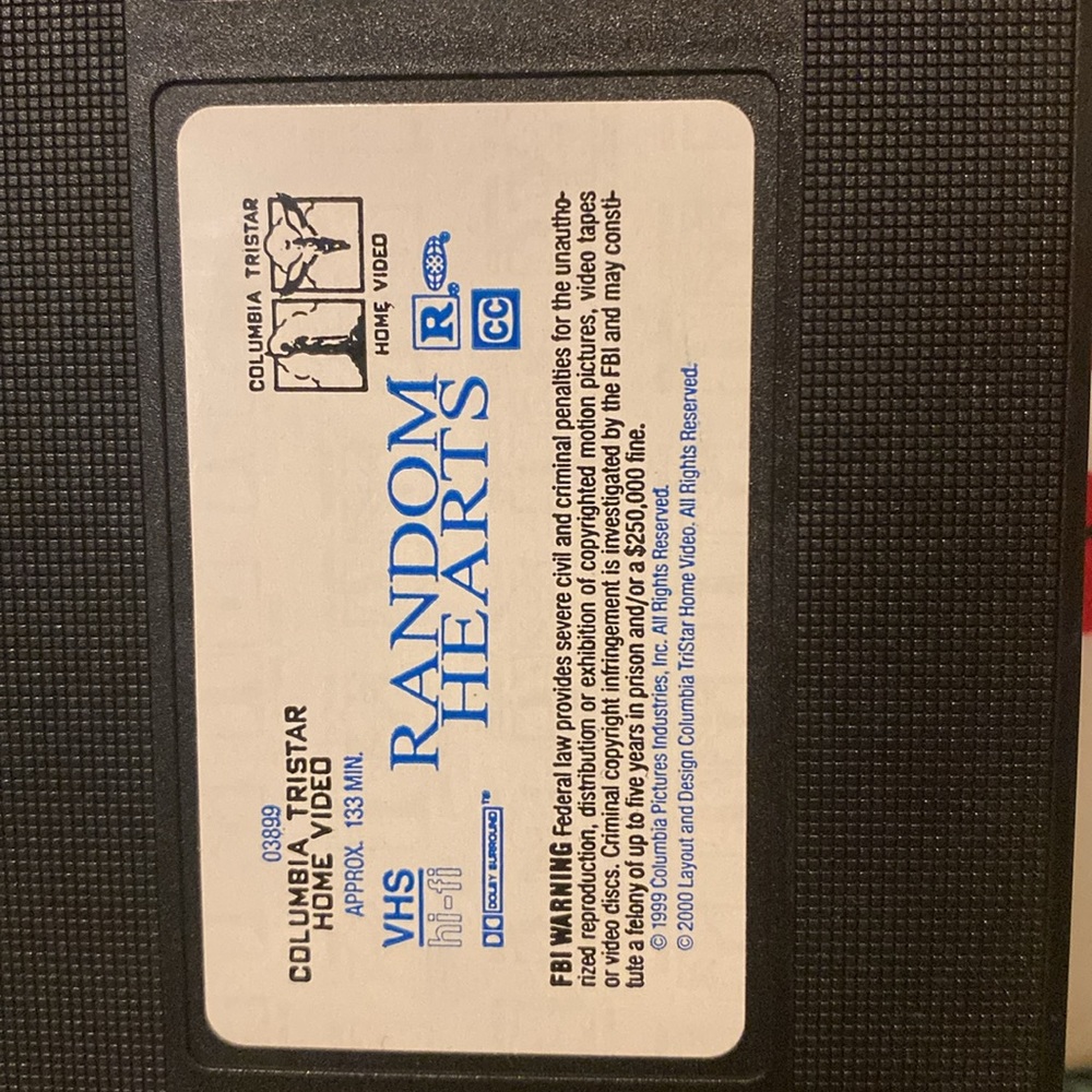 💫 Random Hearts VHS - Picture 8 of 9